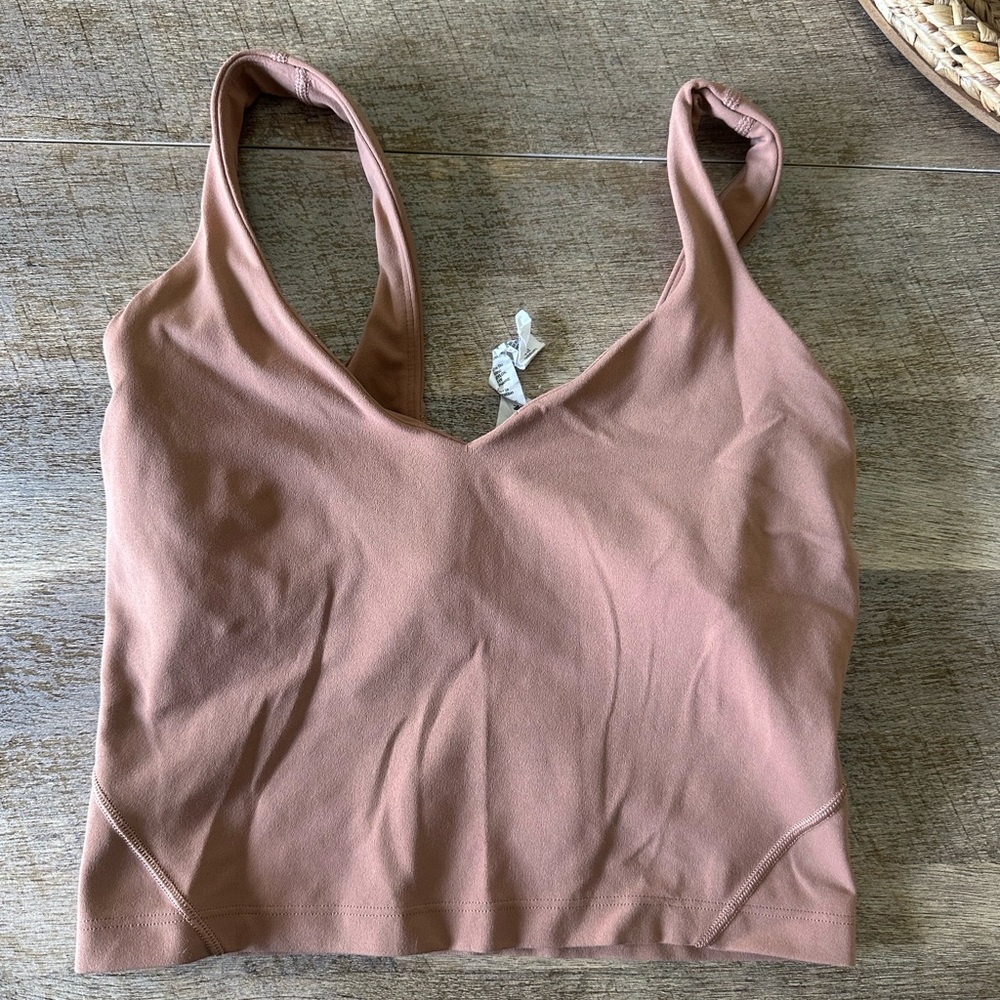 Lululemon Align v-neck Tank Pink Puff size 2